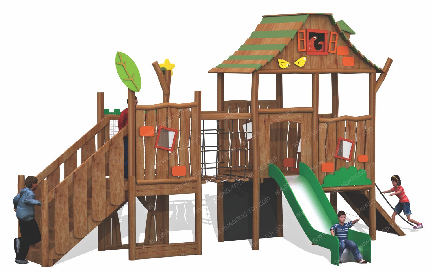 乐鱼运动游乐木质森林庄园主