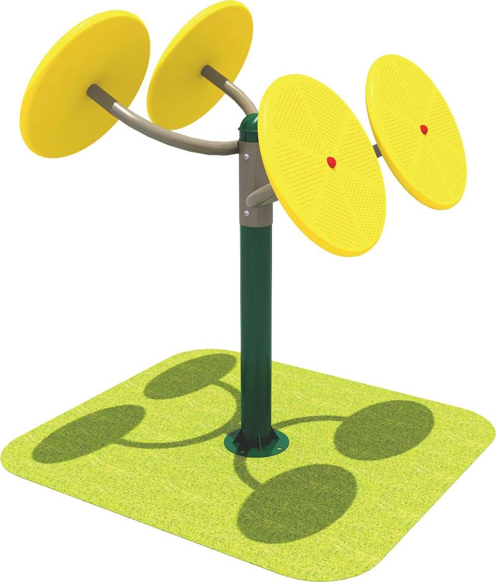 乐鱼运动健身器材 双位塑料推