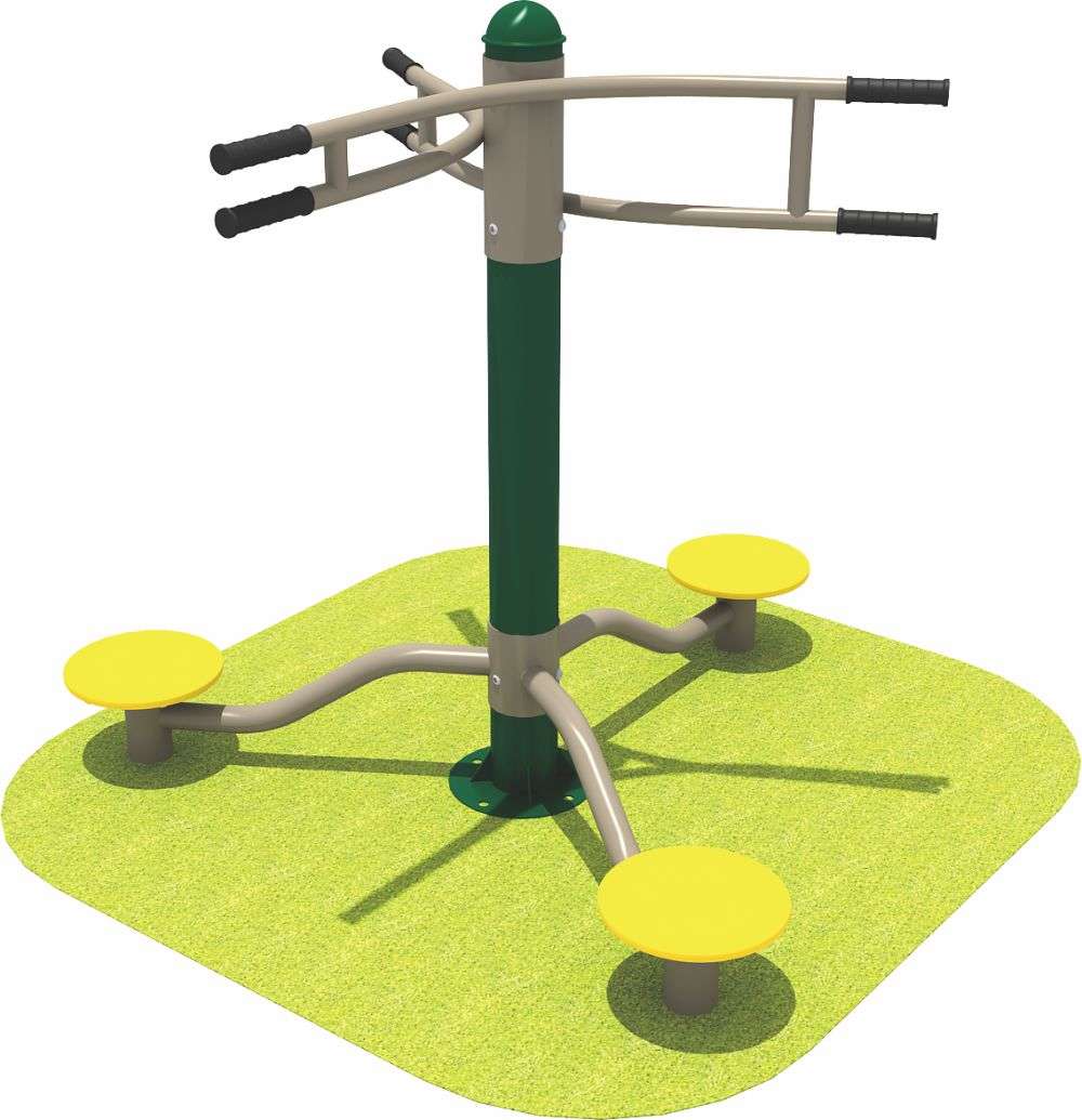 乐鱼运动健身器材 三位转腰器